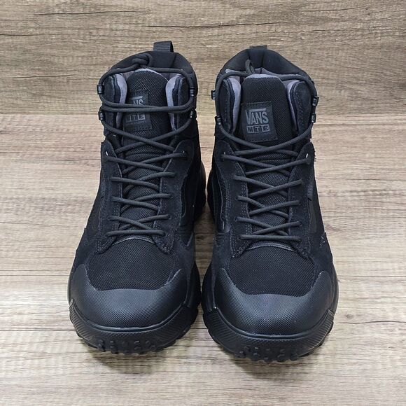 Vans MTE Crestline Waterproof Men's Sz 12 Triple Black Hiking Boots (500264) NEW - Picture 2 of 9